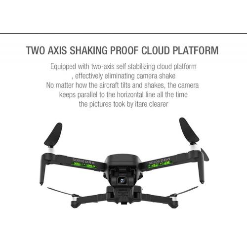 ZLRC SG906 Pro Beast 4K GPS 5G WIFI FPV With 2-Axis Gimbal Optical Flow Positioning Brushless RC Drone One Battery - Black